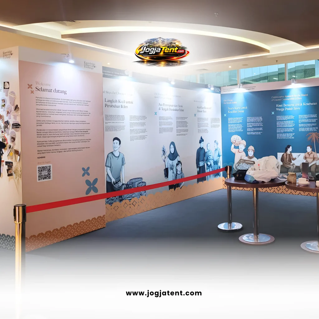 backdrop pameran jogja