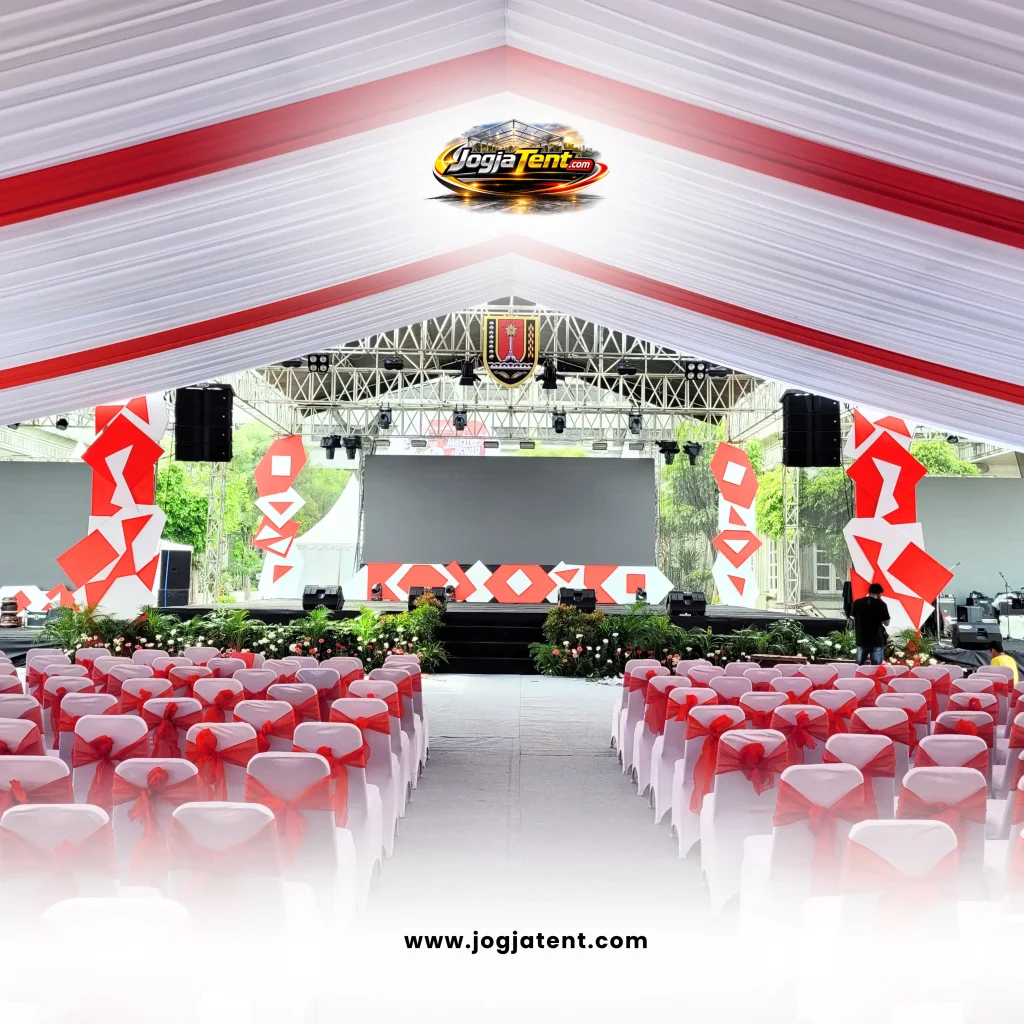 event peresmian event pemerintahan jogja tent